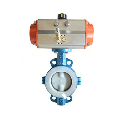 D671F46气动衬氟蝶阀