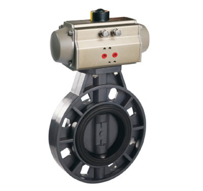 D671X气动塑料蝶阀